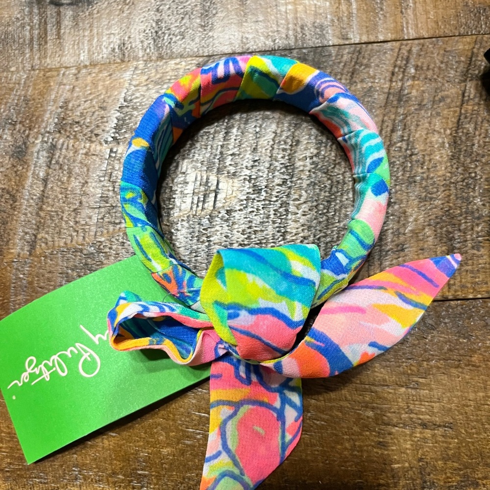 Lilly Pulitzer cloth cuff bracelet